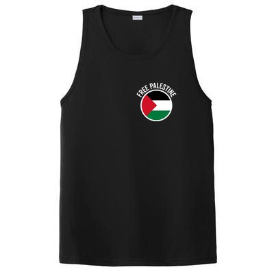 Free Palestine Free Gaza Palestine Flag Stop War PosiCharge Competitor Tank