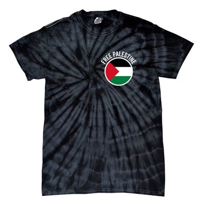 Free Palestine Free Gaza Palestine Flag Stop War Tie-Dye T-Shirt