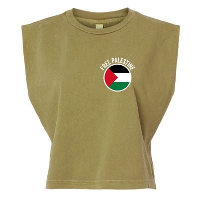 Free Palestine Free Gaza Palestine Flag Stop War Garment-Dyed Women's Muscle Tee