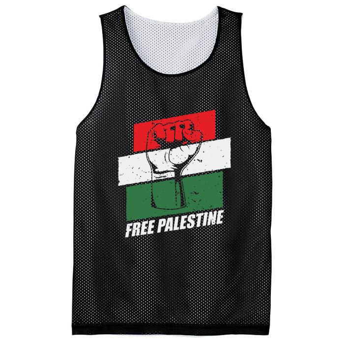 Free Palestine Mesh Reversible Basketball Jersey Tank