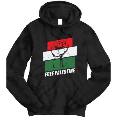 Free Palestine Tie Dye Hoodie