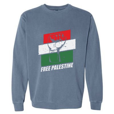 Free Palestine Garment-Dyed Sweatshirt