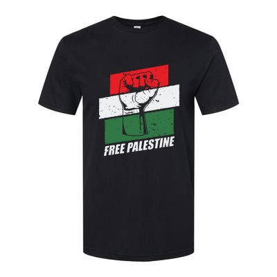 Free Palestine Softstyle CVC T-Shirt