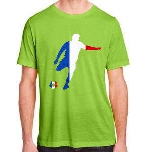 French Pride France Soccer Team France Flag French Roots Adult ChromaSoft Performance T-Shirt