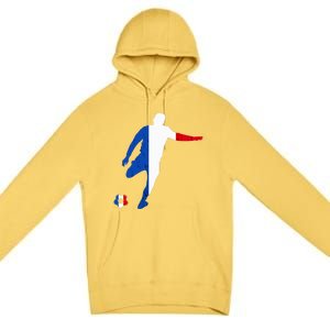 French Pride France Soccer Team France Flag French Roots Premium Pullover Hoodie