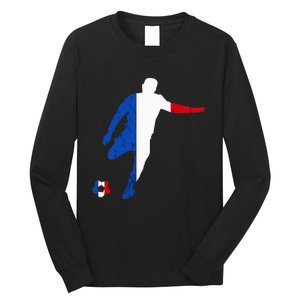 French Pride France Soccer Team France Flag French Roots Long Sleeve Shirt