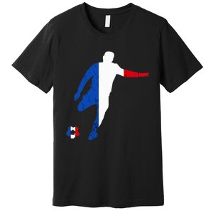 French Pride France Soccer Team France Flag French Roots Premium T-Shirt