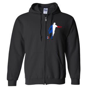 French Pride France Soccer Team France Flag French Roots Full Zip Hoodie