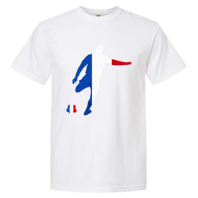 French Pride France Soccer Team France Flag French Roots Garment-Dyed Heavyweight T-Shirt