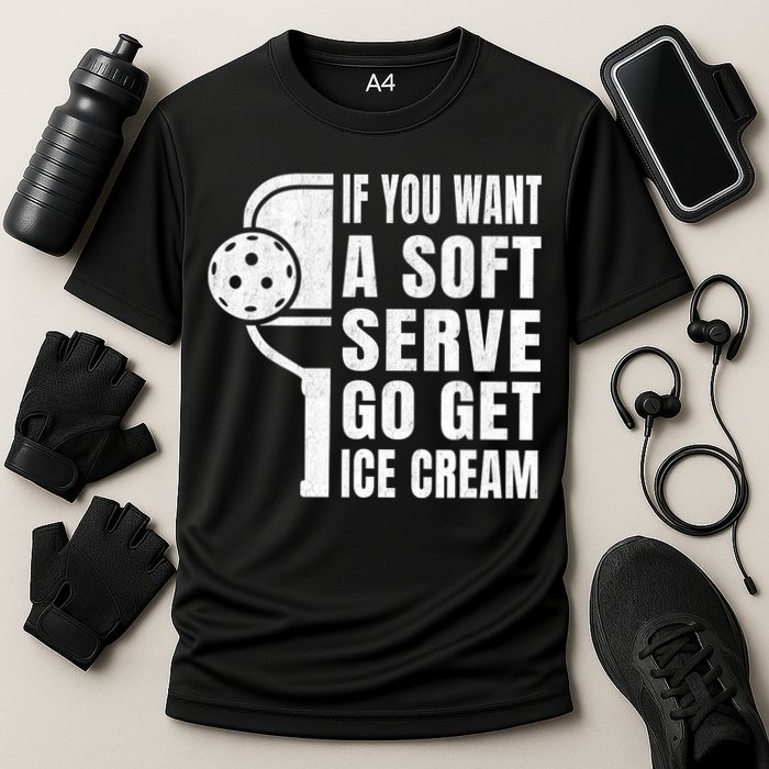 Funny Pickleball Cooling Performance Crew T-Shirt