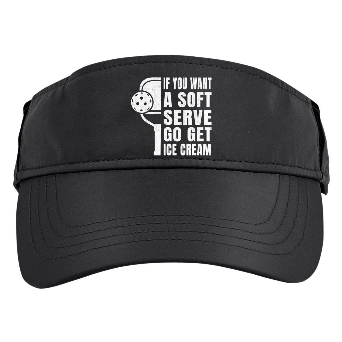 Funny Pickleball Adult Drive Performance Visor