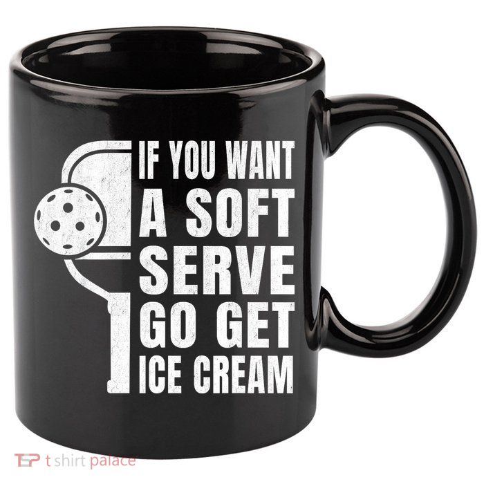 Funny Pickleball 11oz C Handle Ceramic Mug