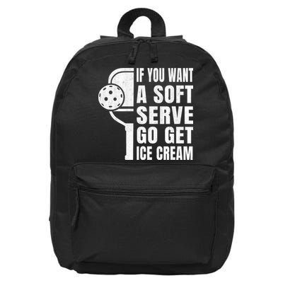 Funny Pickleball 16 in Basic Backpack