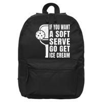 Funny Pickleball 16 in Basic Backpack