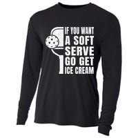 Funny Pickleball Cooling Performance Long Sleeve Crew