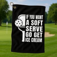 Funny Pickleball Golf Towel