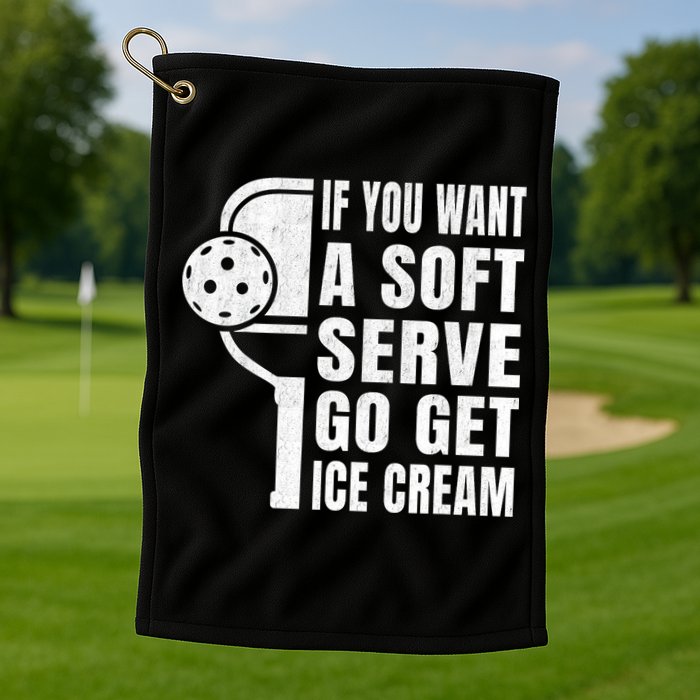 Funny Pickleball Golf Towel