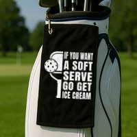 Funny Pickleball Golf Towel