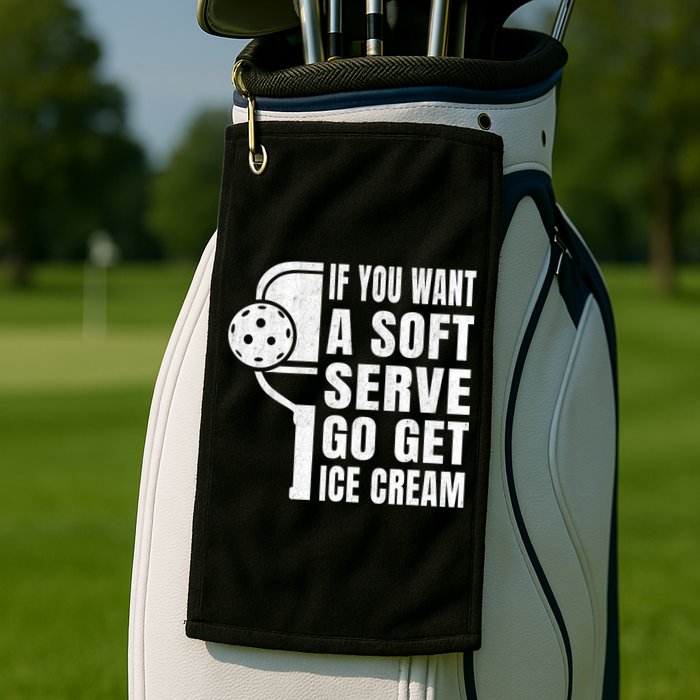 Funny Pickleball Golf Towel