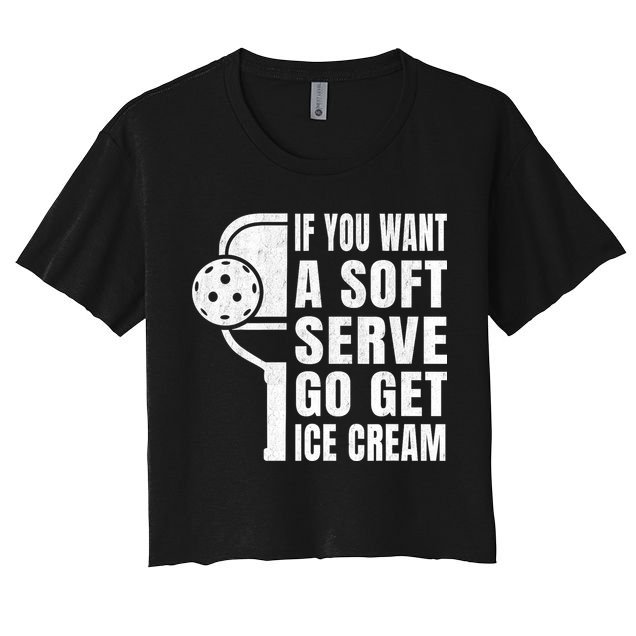 Funny Pickleball Crop Top