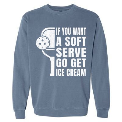 Funny Pickleball Garment-Dyed Sweatshirt