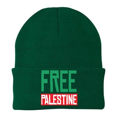 Free Palestine Knit Cap Winter Beanie