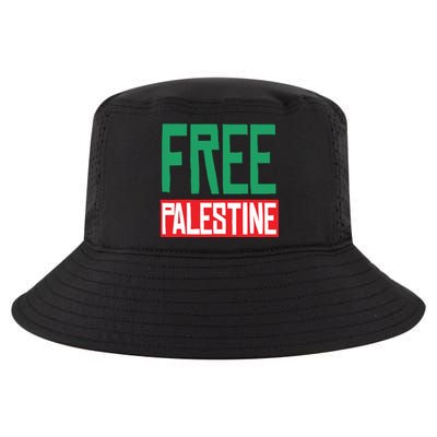 Free Palestine Cool Comfort Performance Bucket Hat