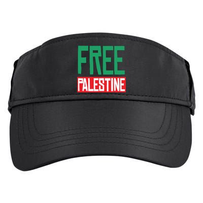 Free Palestine Adult Drive Performance Visor