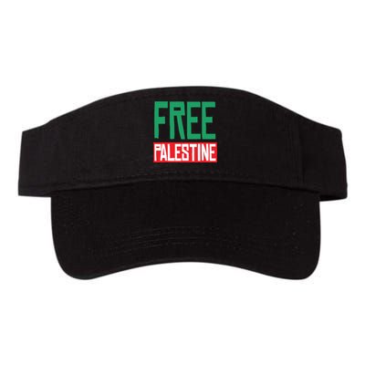 Free Palestine Valucap Bio-Washed Visor