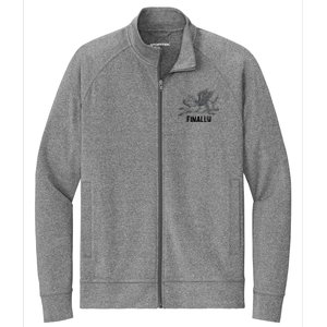 Finally, Pigs Flying When Piggies Fly Funny Flying Graphic Stretch Full-Zip Cadet Jacket