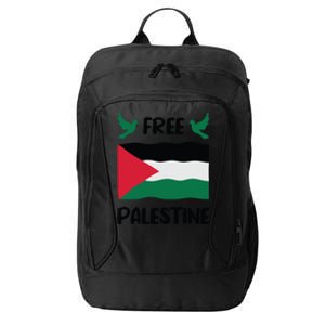 Free Palestine Flag Gift City Backpack