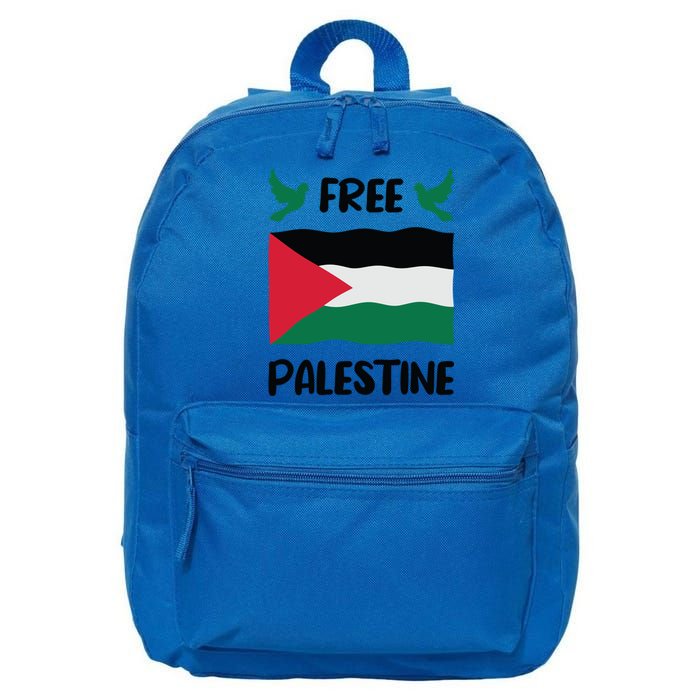 Free Palestine Flag Gift 16 in Basic Backpack