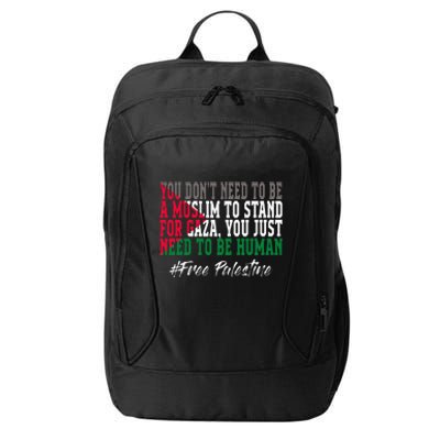 Free Palestine Flag I Love Palestine Gaza City Backpack