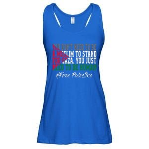 Free Palestine Flag I Love Palestine Gaza Ladies Essential Flowy Tank