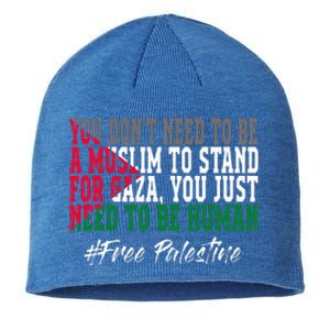 Free Palestine Flag I Love Palestine Gaza Sustainable Beanie