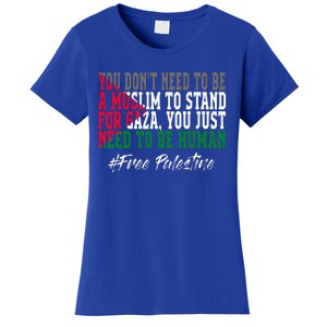 Free Palestine Flag I Love Palestine Gaza Women's T-Shirt