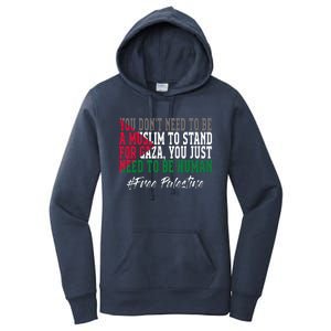 Free Palestine Flag I Love Palestine Gaza Women's Pullover Hoodie