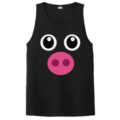 Funny Pig Face Swine Halloween Costume Gift PosiCharge Competitor Tank