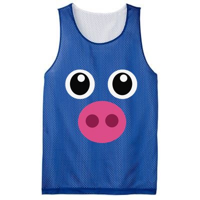 Funny Pig Face Swine Halloween Costume Gift Mesh Reversible Basketball Jersey Tank