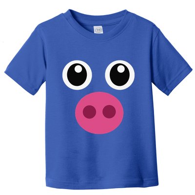 Funny Pig Face Swine Halloween Costume Gift Toddler T-Shirt