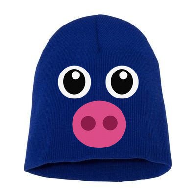 Funny Pig Face Swine Halloween Costume Gift Short Acrylic Beanie