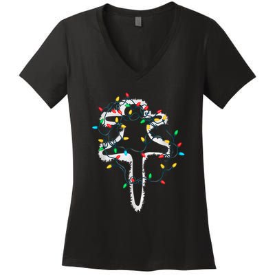 Funny Pussycat From Christmas Vacation Frieds Lover Women's V-Neck T-Shirt