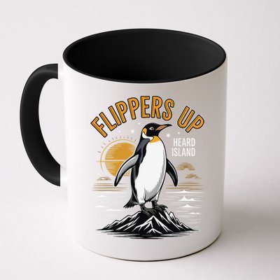 Funny Penguin Flippers Up I Stand With The Penguins Coffee Mug