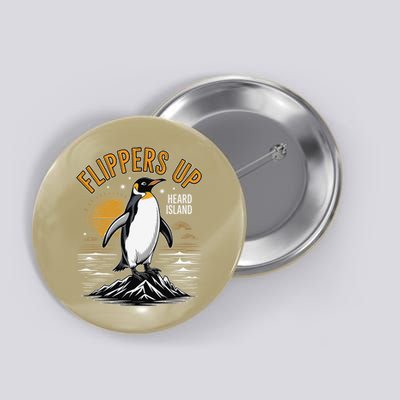 Funny Penguin Flippers Up I Stand With The Penguins Button