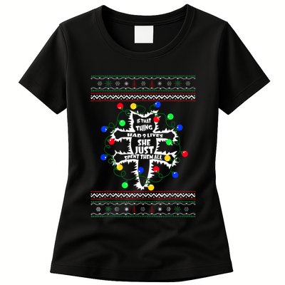 Funny Pussycat From Christmas Vacation Frieds Lover Womens T-Shirt