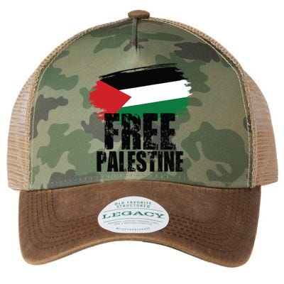 Free Palestine Free Gaza Palestian Voice Meaningful Gift Legacy Tie Dye Trucker Hat