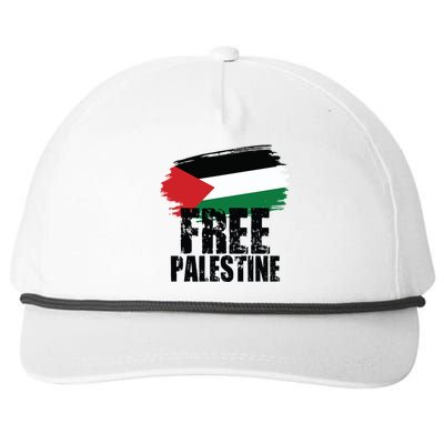 Free Palestine Free Gaza Palestian Voice Meaningful Gift Snapback Five-Panel Rope Hat