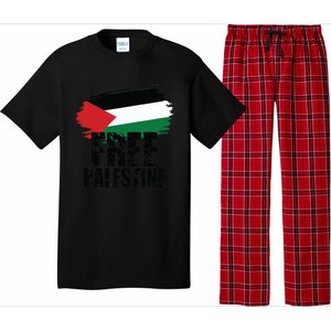 Free Palestine Free Gaza Palestian Voice Meaningful Gift Pajama Set