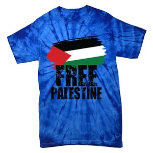 Free Palestine Free Gaza Palestian Voice Meaningful Gift Tie-Dye T-Shirt