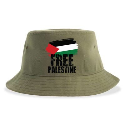 Free Palestine Free Gaza Palestian Voice Meaningful Gift Sustainable Bucket Hat